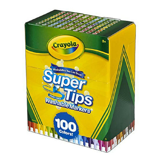 Tussisetti Super Tips Crayola 58-5100 (100 uds)