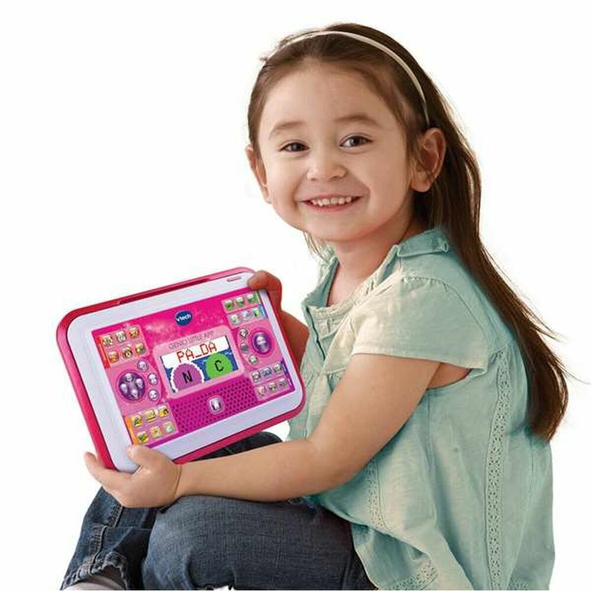 Toy computer Vtech Little App ES 18 x 26 x 4 cm Pinkki