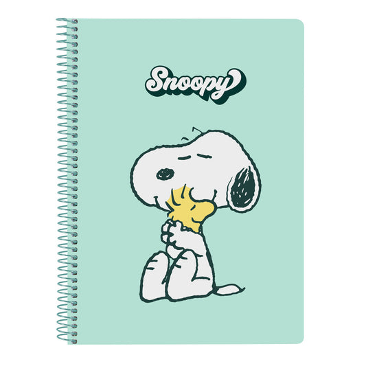 Muistikirja Snoopy Groovy Vihreä A5 80 Levyt