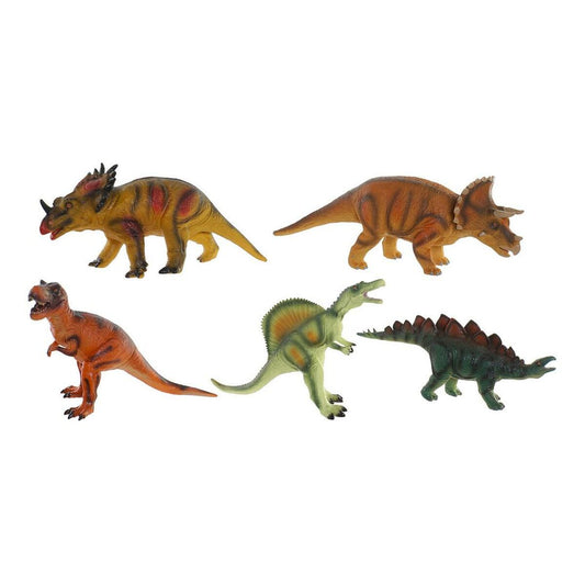 Dinosaurus DKD Home Decor Pehmeä Lasten (6 Kappaletta)