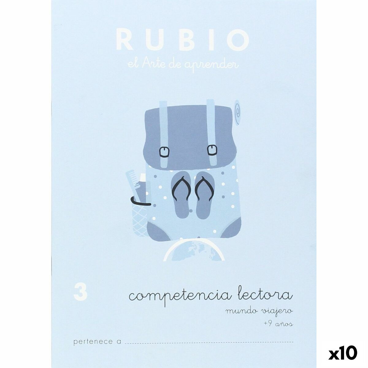 Reading Comprehension Notebook Rubio Nº3 A5 Espanja (10 osaa)