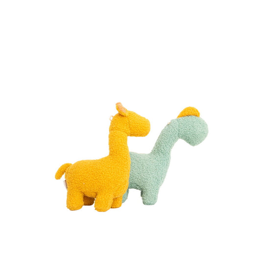 Pehmolelu Crochetts Keltainen Dinosaurus Kirahvi 30 x 24 x 10 cm 2 Kappaletta