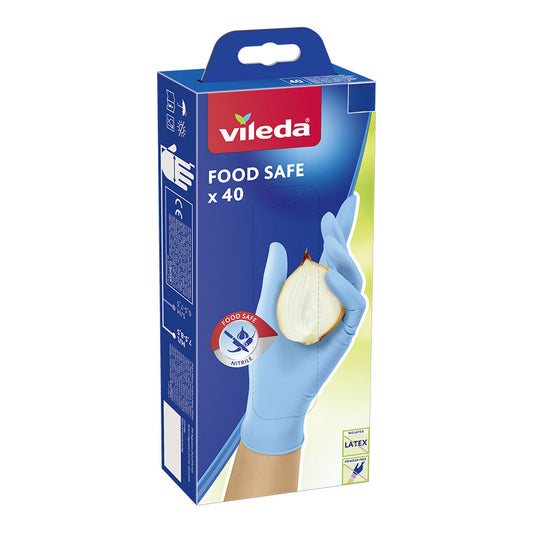 Kertakäyttökäsineet Vileda Food Safe 171015 M/L (40 osaa)