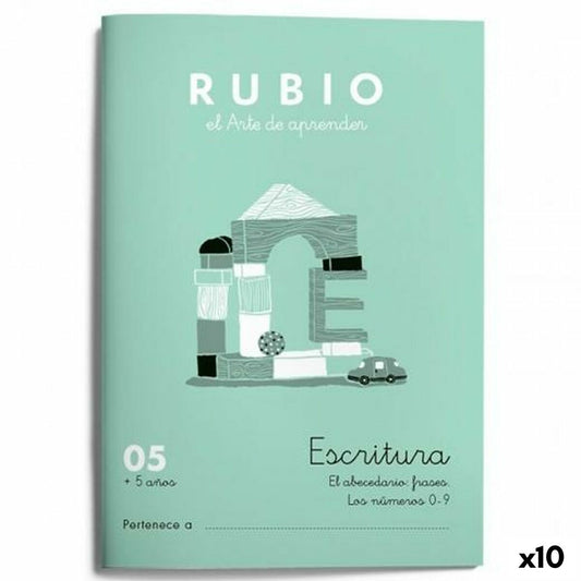 Writing and calligraphy notebook Rubio Nº05 A5 Espanja 20 Levyt (10 osaa)