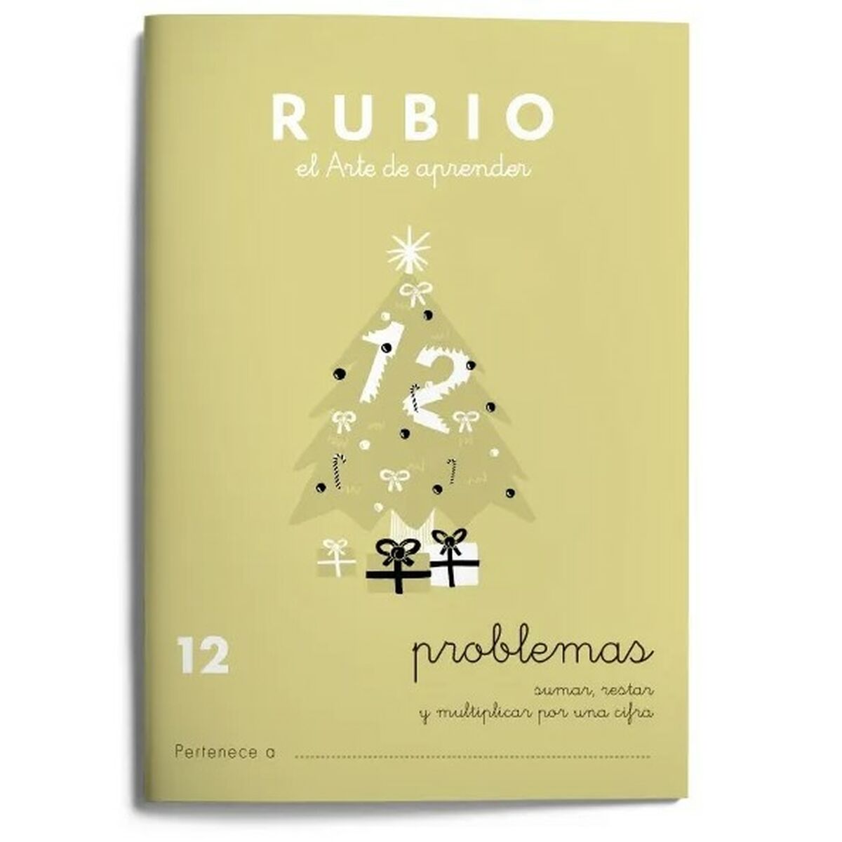 Matematiikan harjoituskirja Rubio Nº12 A5 Espanja 20 Levyt (10 osaa)