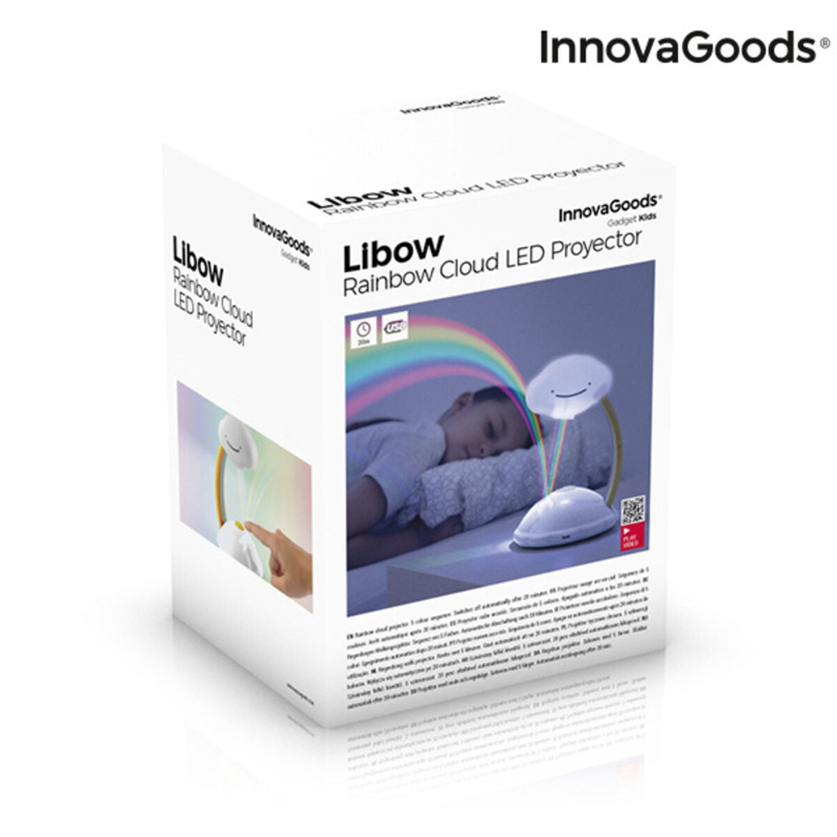LED-sateenkaariprojektori Libow InnovaGoods IG815189 Lasten Suorakulmainen (Kunnostetut Tuotteet A+)