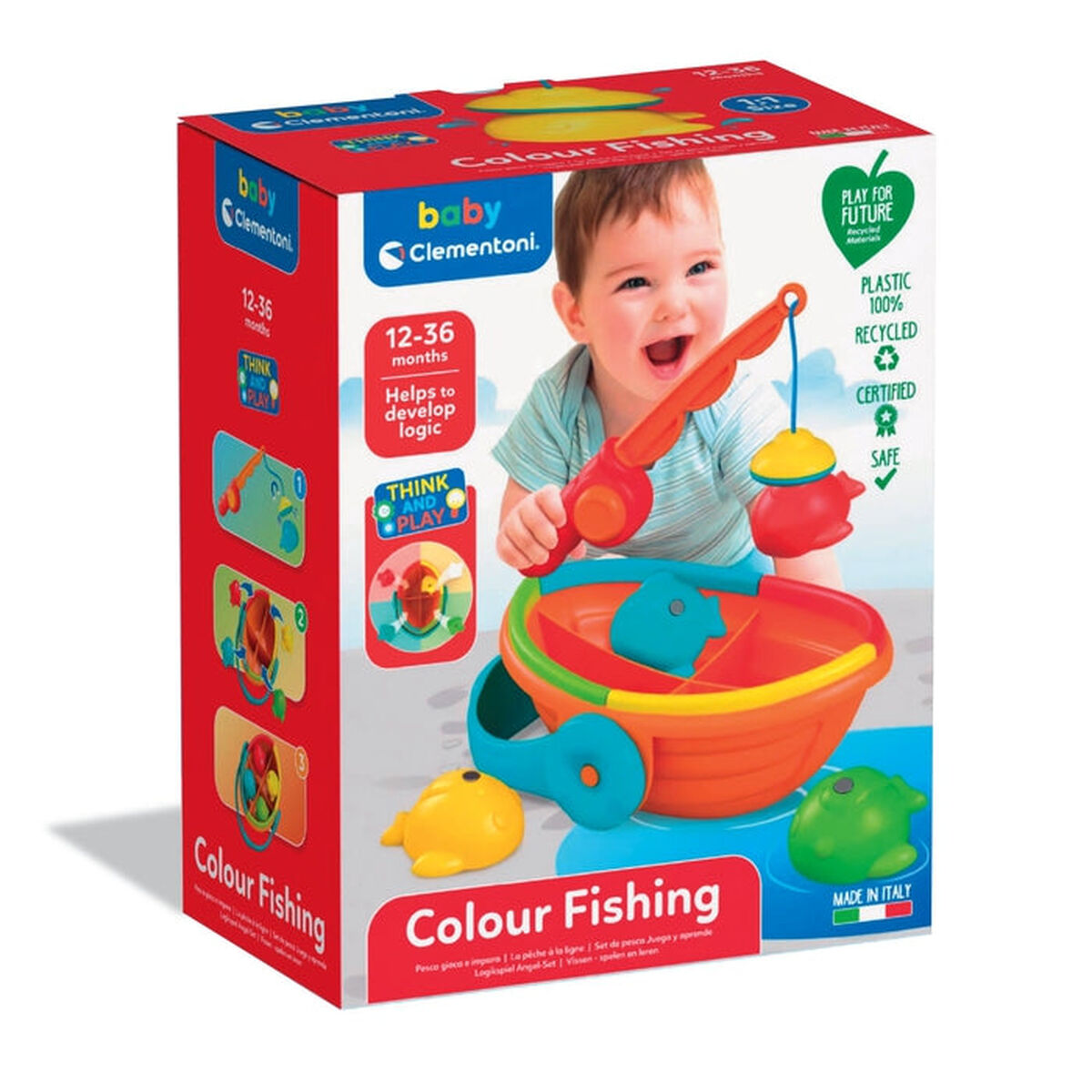 Opettavainen peli Clementoni Colour Fishing 19 x 24 x 11,5 cm