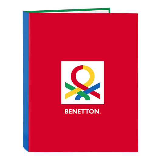 Rengaskansio Benetton Pop Harmaa A4 (26.5 x 33 x 4 cm)