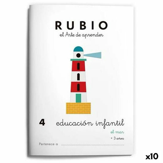 Early Childhood Education Notebook Rubio Nº4 A5 Espanja (10 osaa)