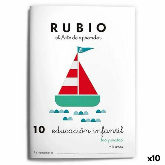 Early Childhood Education Notebook Rubio Nº10 A5 Espanja (10 osaa)